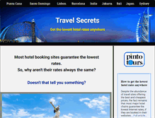 Tablet Screenshot of pintotours.net